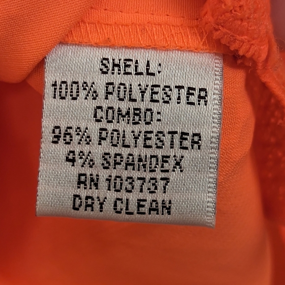 Donna Morgan Bright Coral Orange Crochet Lace Sheath Shift Mini Dress Sz 10 - Picture 7 of 7